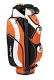Tour Edge Golf Mfg. Inc. UBAGMCB04 GEOMAX CART BAG ORANGE-WHITE-BLACK