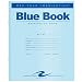 Roaring Spring Exam Blue Book, Margin Rule, 8-1/2 x 7 Inches, White, 8 Sheets/Pad (77512)