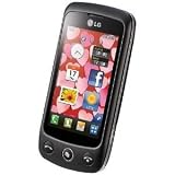 LG GS500 Cookie Plus Unlocked GSM Quad-Band Cell Phone with 3 MP Camera, Touchscreen, Bluetooth, MicroSD Memory Card Slot--International Version with Warranty (Black)