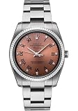 Men’s Oyster Perpetual Air-King Diamond Stainless Steel and White Gold Bezel