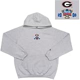 Georgia Bulldogs NCAA 2008 Sugar Bowl Goalie Pullover Hooded Sweatshirt (Heather)