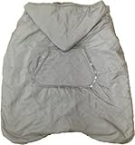 バディバディ BuddyBuddy 3wayフィットケープ 中綿入り 無地グレー(裏地/星柄) 高密度ポリエステルタフタ Z5043