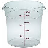 Camwear Polycarbonate Round Food Storage container, 18 Quart