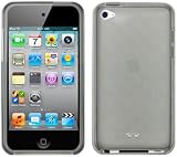 GreyMobiles SMOKE BLACK GEL SKIN CASE FOR APPLE iPod TOUCH 4G 8GB 32GB 64GB (4th Generation)