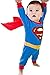 Boys Superman Romper With Removable Cape Superman