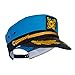 Captain Ford’s Unisex Snapback Neon Captain Hat (Blue) - Perfect for Parties