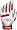 Easton Typhoon Batting Glove White/Red - Small