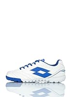 Lotto Botas de Fútbol Spider VIII Tf Jr (Blanco / Azul)