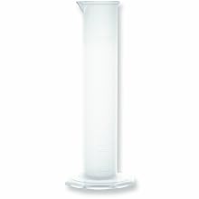 Qosina 89254 Polypropylene Graduated Cylinder, 2000mL Capacity (Pack of 5)