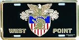 US Army West Point Crest License Plate