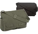 Heavyweight Classic Canvas Messenger Bag, Black 41E81IQu9TL. SL160 Heavyweight Classic Canvas Messenger Bag, Black