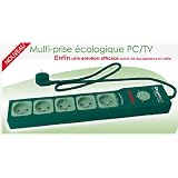 Multiprise Coupe Veille Automatique PC/TV Master Slave Parafoudre �conomies d'�nergiepar CONTROLUX