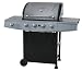 Char-Broil 48,000 BTU, 665-Square-Inch 4-Burner Gas Grill with Side Burner