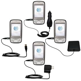 Click here to buy Road Warrior Kit for the HTC 3G UMTS PDA Phone includes a Car and Wall Charger AND USB... by Gomadic for the HTC 3G UMTS PDA Phone.