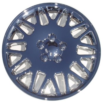 406 Series 16 Chromed ABS Plastic Universal Replacement Chrysler Replica Wheelcovers