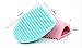 Perfect shopping Cleaning MakeUp Washing Brush Silicone Cosmetic Makeup Brush Finger Glove Hand Cleaning Tools Brush Cleaner Tool(3 color,send at random)