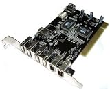 5 PORTS PCI USB 2.0+3 FIREWIRE IEEE 1394 COMBO CARD