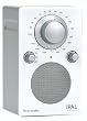 Tivoli Audio iPAL Portable Audio Laboratory AM/FM Radio, Silver/White