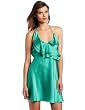 HALSTON HERITAGE Women's Front Ruffle Dress