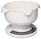 Kitchen & Housewares : Hanson H905 Add 'n' Weigh White Mechanical Kitchen Scale 5kg