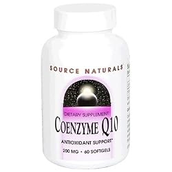 Source Naturals Coenzyme Q10, 200mg, 60 Softgels