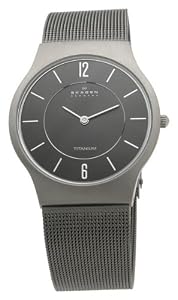 Skagen Charcoal Titanium Slim Mens Watch 233LTTM