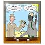 Gas Mask Use in Iraq - 6x6 Desk Clock