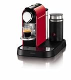 Nespresso CitiZ and Milk by Krups XN710641 Coffee Machine, Fire Engine Red