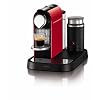 Nespresso CitiZ and Milk by Krups XN730540 Coffee Machine, Fire Engine Red