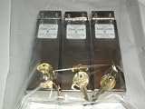 SE-KURE CONTROLS INC MODEL: SK-333 CABLE COAT LOCK LOCKS INSTANT SECURITY WITHOUT CUSTOMER INCONVENIENCE WALL OR RACK MOUNTED AND FITS ALL CABLE SIZES (CABLES ARE NOT INCLUDED) ----- SALE IS FOR THREE
