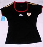 2010 WORLD CUP LADIES HEART EMBROIDERED GERMANY BLACK SOCCER JERSEY ONE SIZE - SEE DECRIPTION FOR MEASUREMENTS 100% POLYESTHER BY TOWER