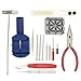 Queentools Watch Repair Tool Kit Set Watch Link Opener Repair Remover Case Tool Kit Set（16 Pcs）