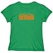 T-SHIRT WOMAN GREEN  KISS ME , I'M FROM KARNATAKA  INDIA