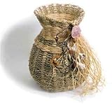 10 New Handcrafted PACIFIC OCEAN SEA GRASS BASKET Art Object Or Container