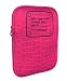 Marc by Marc Jacobs Trompe Croc “Standard Supply” iPad Sleeve Case Ultra Pink Multi