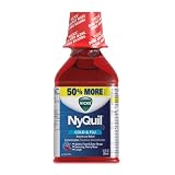 Vicks 44 Nyquil Cold and Flu Relief Liquid, Cherry, 12 Ounce
