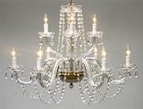 Authentic All Crystal Chandelier!