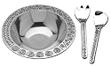 Wilton Armetale Reggae 3-Piece Salad Set