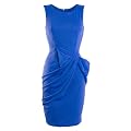 FourFlavor Stylisches Etuikleid blau