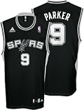 Tony Parker San Antonio Spurs Black Replica Adidas NBA Jersey