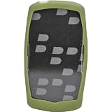 BlackBerry Rubber Skin Case For Pearl 8100 - Olive Green