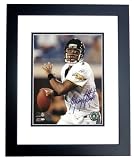 Byron Leftwich Autographed/Hand Signed Jacksonville Jaguars 8x10 Photo BLACK CUSTOM FRAMED