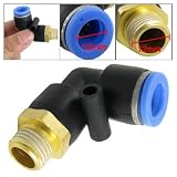 Buy Amico Pneumatic Push in Quick Fittings 90 Degree Tube Connector 12mm by uxcell