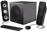 Cyber Acoustics CA-3908 3 Piece Flat Panel Design Subwoofer and Satellite Speaker System (CA-3908) thumbnail
