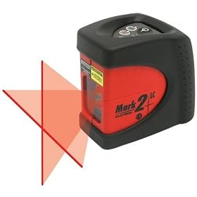 David White 48-M2LC Mark2LC Self-leveling Cross Laser Level & Plumb with Carrying Case