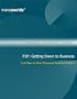 P2P: Getting Down to Business : Can Peer-to-Peer Processes Produce Profits?