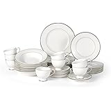 Mikasa Cameo Platinum 40-Piece Dinnerware Set, Service for 8