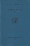  : The American Numismatic Society (Museum Notes 33)
