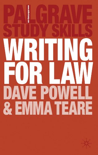 Writing for Law (Palgrave Study Skills)