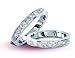 14K White Gold Princess Cut Diamond Band - GH SI - 0.25 Ct. to 1.00 Ct.